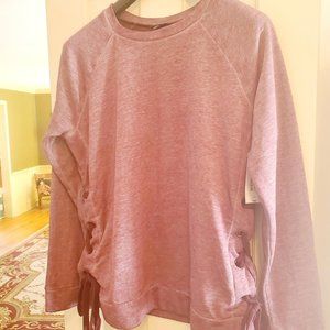 Purple A.N.A. Womens Large Tall Sweatshirt